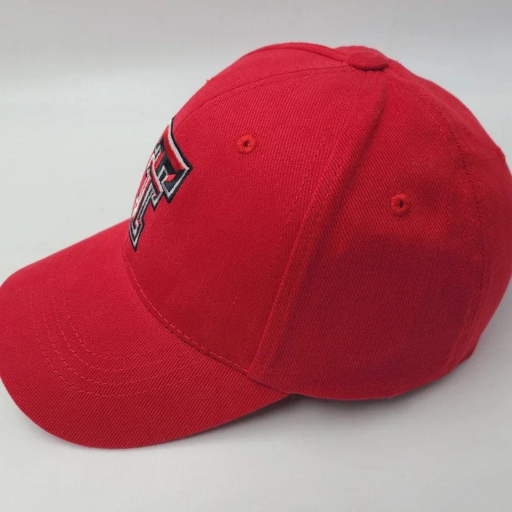 Texas Tech Red Raiders Hat‎ Adjustable Captivating Red Black NCAA University Men